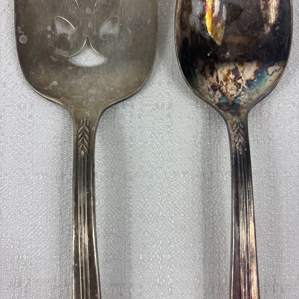 International Silver Co. Allure Silverplate‎ Pie Server And Spoon Set